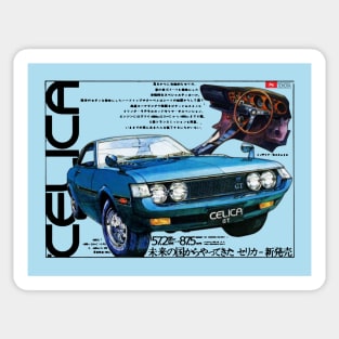 TOYOTA CELICA - 70s ad Sticker